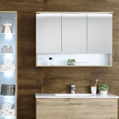 Spiegelschränke| Spiegelschrank Best Wildeiche