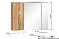 Spiegelschrank Monza<Held-Möbel Clearance