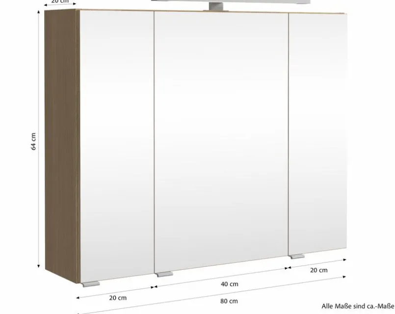 Spiegelschrank Rosario<Held-Möbel Best
