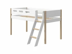 Kinderbetten|Kinderbetten|Flexa Spielbett Nor 90 x 200 cm Weiß