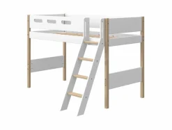Flexa Kinderbetten|Kinderbetten-Spielbett Nor 90 x 200 cm Weiß