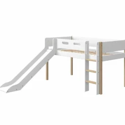 Kinderbetten|Kinderbetten|Flexa Spielbett Nor 90 x 200 cm Weiß