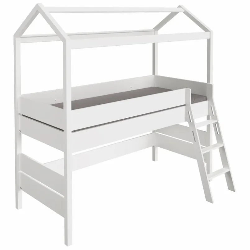Paidi Kinderbetten|Kinderbetten-Spielbett Tiny House 90 x 200 cm Weiß