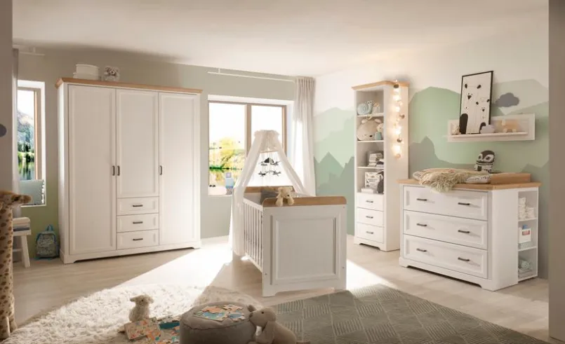 Babyzimmer Schränke & Regale|Babyzimmer Schränke & Regale|BEGABINO Standregal Jasmin Weiß