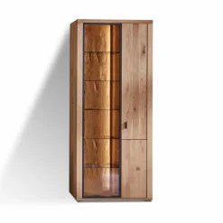 IDEAL Wohnen Vitrinen-Standvitrine Malaga Eiche