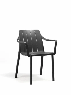 Gartenstühle|Nardi Stapelstuhl Tiberina Anthracite