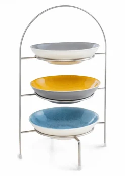 Etageren|Etageren|ASA Selection 3-stöckige Etagere A Table Chrom