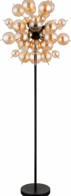 Globo Stehlampen-Stehlampe Udo Amber