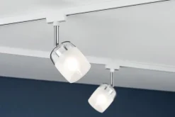 Schienensysteme|Paulmann Strahler URail Blossom Transparent / Weiß