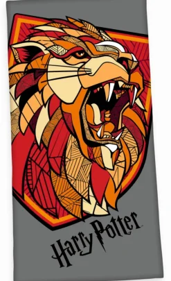 Hand- & Duschtücher-Strandtuch Harry Potter 70 x 140 cm Grau