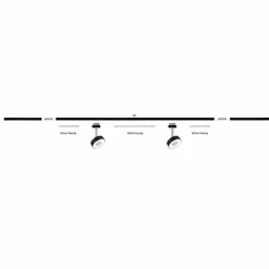 Schienensysteme|Paulmann Stromschiene URail 50 cm Schwarz