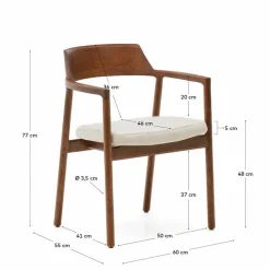 Stühle|Kave Home Stuhl Alocs Beige