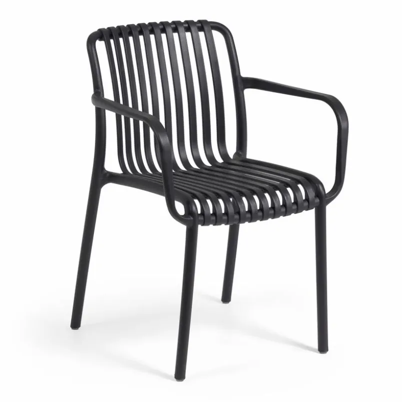 Balkonstühle|Gartenstühle|Kave Home Stuhl Isabelini Schwarz