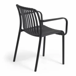 Balkonstühle|Gartenstühle|Kave Home Stuhl Isabelini Schwarz