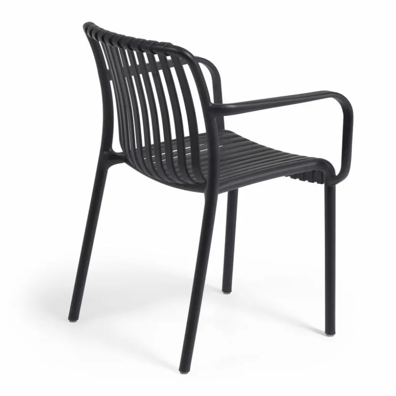 Balkonstühle|Gartenstühle|Kave Home Stuhl Isabelini Schwarz