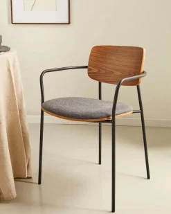 Kave Home Stühle-Stuhl Maureen Anthrazit