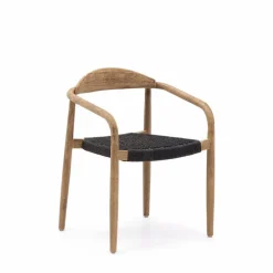 Gartenstühle|Gartensessel|Kave Home Stuhl Nina Schwarz