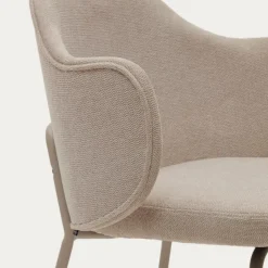 Kave Home Stühle-Stuhl Suanna Beige