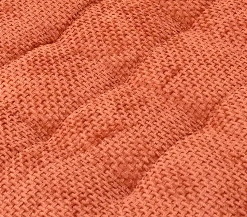 Sitzkissen|Dekokissen & -Bezüge|Collection Noblesse Stuhlkissen Chenille Cross 40 x 40 cm Terra