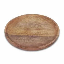Tabletts|Tabletts| Tablett Ø 22 cm Braun