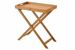 Balkontische|Tabletts|Brafab Tablett Turin 70 x 74 x 40 cm Teak