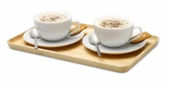 Continenta Tabletts|Tabletts-Tablett 34 x 21 cm Braun