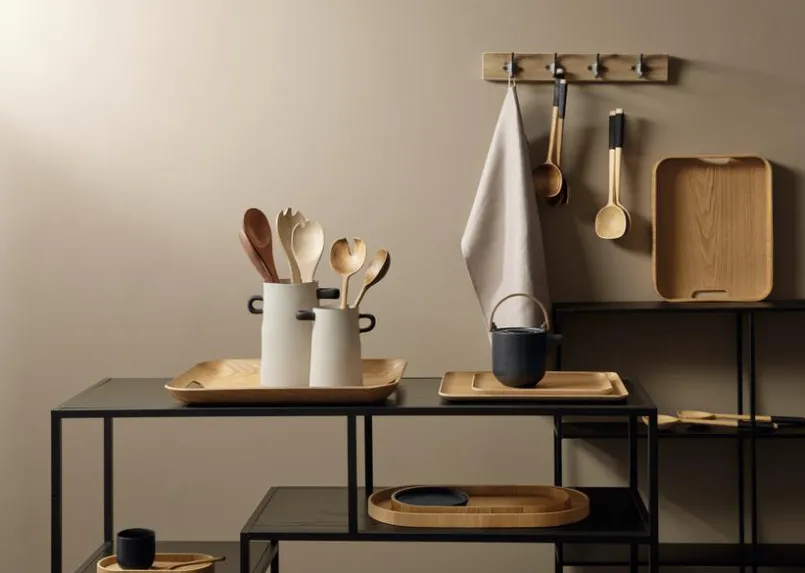 Tabletts|Tabletts|ASA Selection Tablett Wood 36 x 28 cm Hellbraun