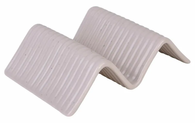 Platten|Servierplatten|CreaTable Tacohalter Street Food 2tlg. Creme