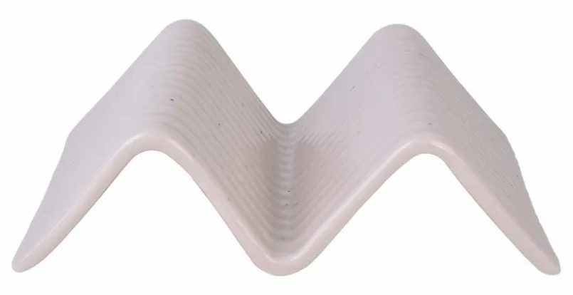 Platten|Servierplatten|CreaTable Tacohalter Street Food 2tlg. Creme