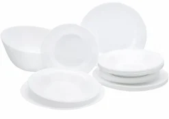 CreaTable Geschirr-Tafelservice Durable 19tlg. Weiß