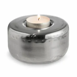 Teelichthalter|Teelichthalter-Teelichthalter Ø 9 cm Silber