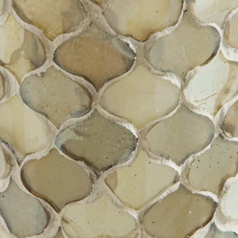 Teelichthalter|Teelichthalter| Teelichthalter Mosaik Ø 10 cm Grau