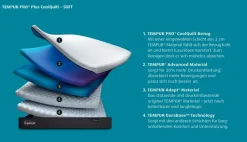 Tempur Pro® Plus Matratze Soft CoolQuilt<TEMPUR® Best