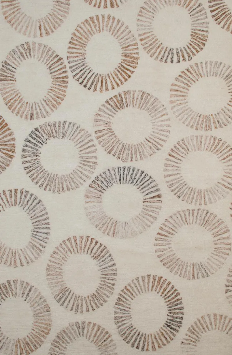 Recycling-Teppiche|Moderne Teppiche|PRO NATURA Teppich Eco Loop 120 x 180 cm Braun / Weiß