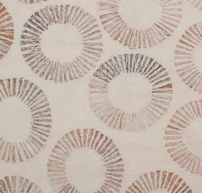 Recycling-Teppiche|Moderne Teppiche|PRO NATURA Teppich Eco Loop 120 x 180 cm Braun / Weiß