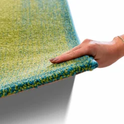 Moderne Teppiche| Teppich Uni Art 67 x 130 cm Hellgrün