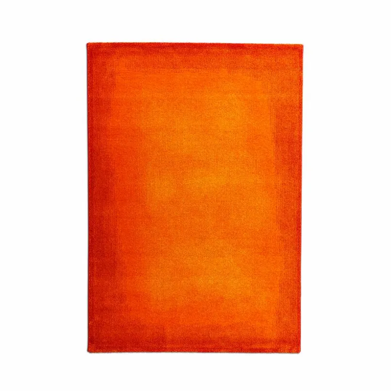 Moderne Teppiche-Teppich Uni Art 67 x 130 cm Orange