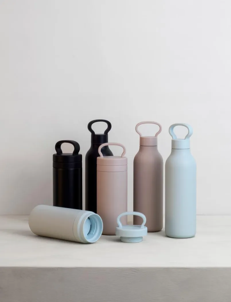 Stelton Dekoschalen|Thermobecher-Thermobecher Tabi 400 ml Schwarz