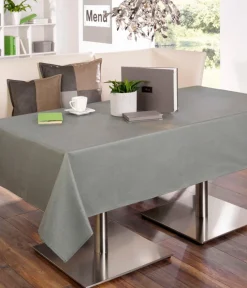 Tischwäsche|Tischwäsche| Tischdecke Oslo Outdoor 130 x 160 cm Silber