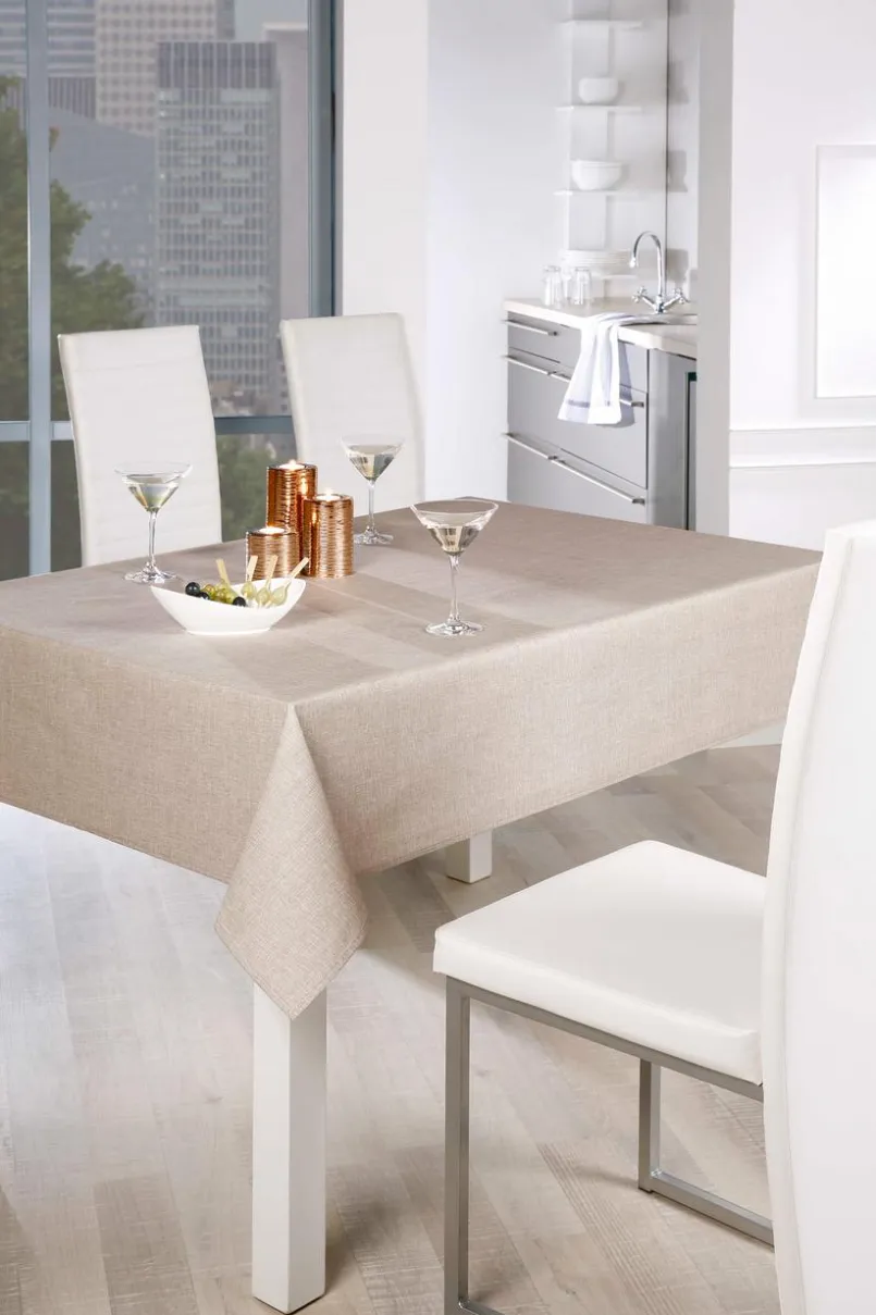 Tischwäsche|Tischwäsche-Tischdecke Oslo Outdoor 110 x 140 cm Sand