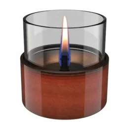 Tenderflame Feuerschalen-Tischfeuer Aster 10 Reactive Glaze Amber