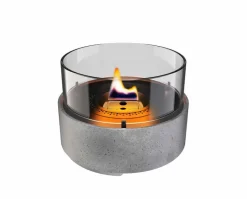 Feuerschalen|Tenderflame Tischfeuer Café 18 Lava Grau