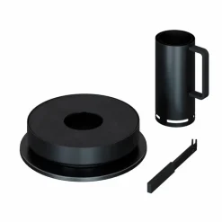 OFYR Holzkohlegrills-Tischgrill Table`O Schwarz