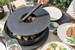OFYR Holzkohlegrills-Tischgrill Table`O Schwarz