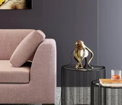 KARE DESIGN Tischlampen-Tischleuchte Animal Octopus Gold