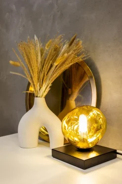 Eco-Light Tischlampen-Tischleuchte Canopus Goldgelb