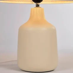 Tischlampen|DAHEIM Tischleuchte Erna Beige