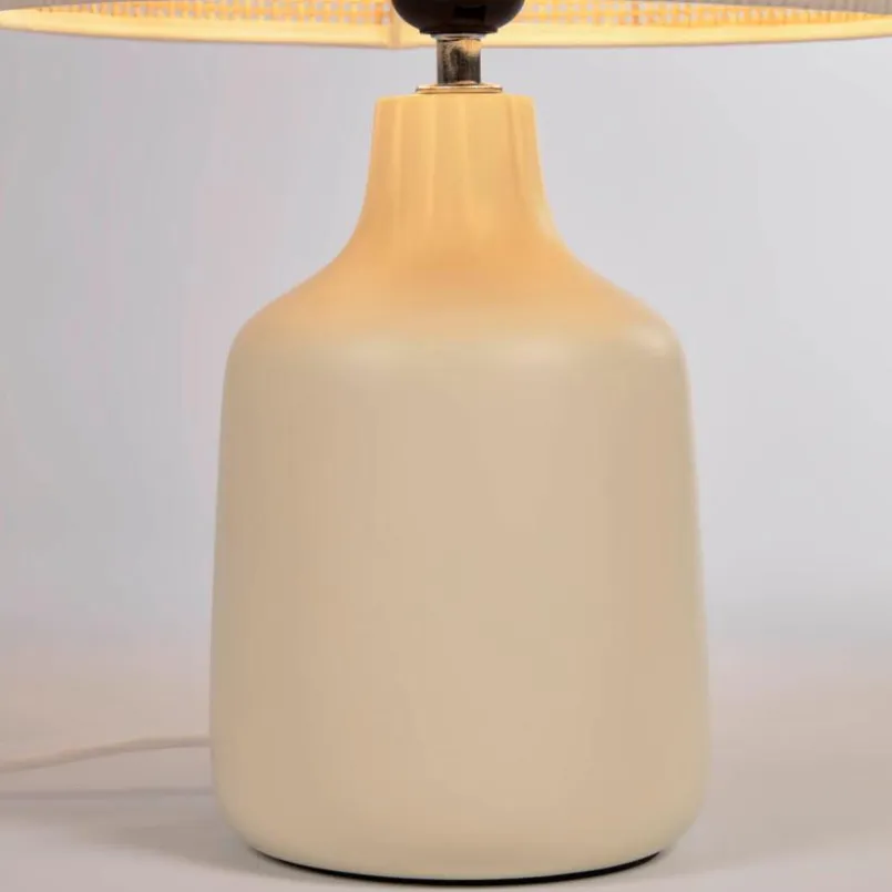 Tischlampen|DAHEIM Tischleuchte Erna Beige