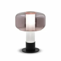 Tischlampen|FABAS Tischleuchte Flick Amethyst