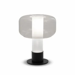 FABAS Tischlampen-Tischleuchte Flick Transparent
